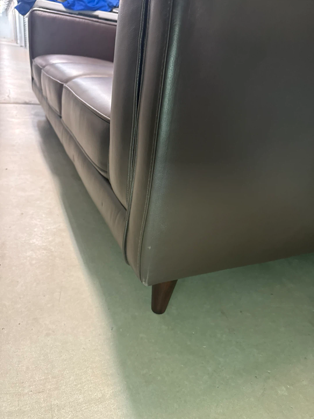 Genuine leather couch - photo 5