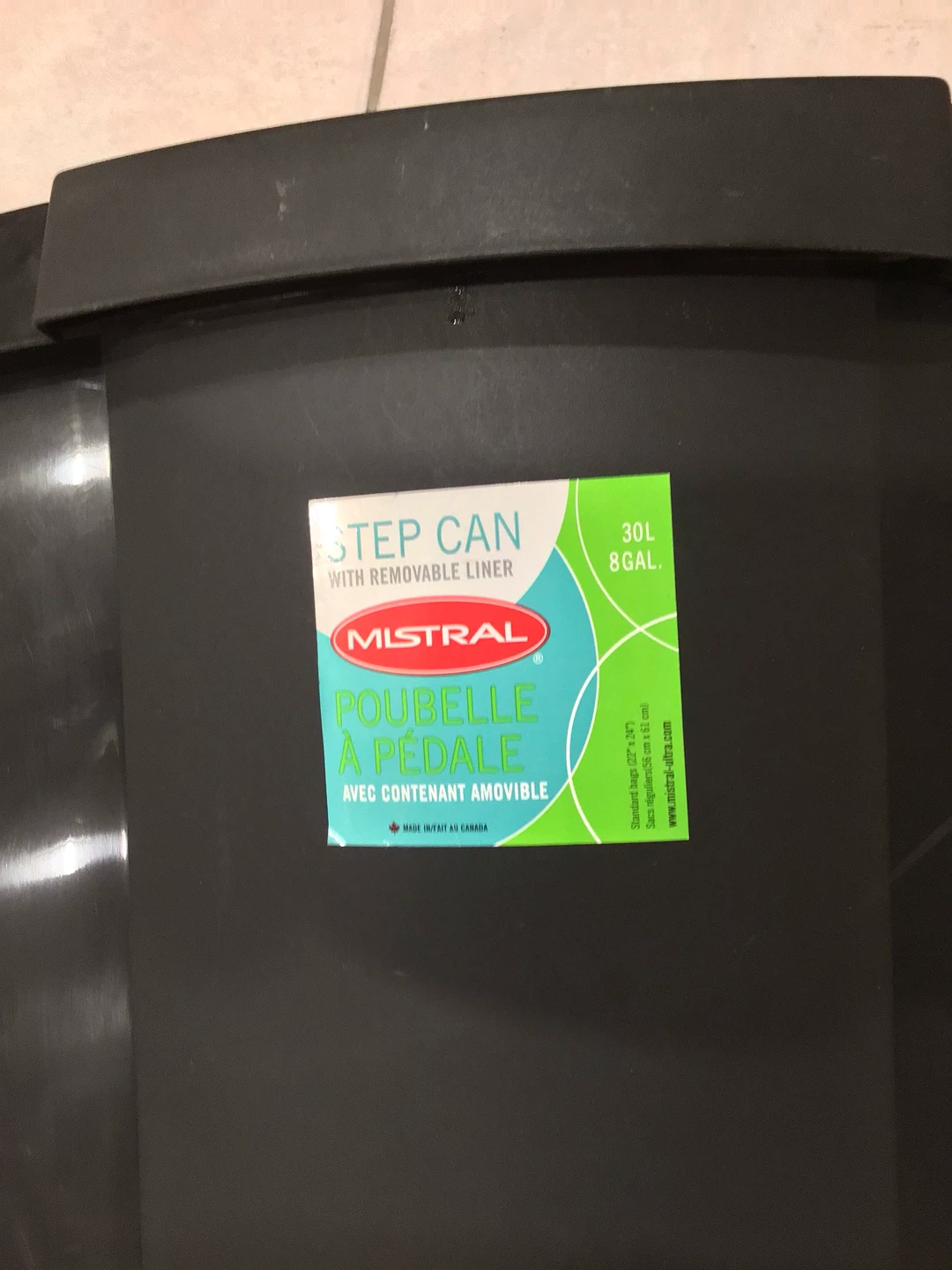 Mistral 30L Step Can - photo 3