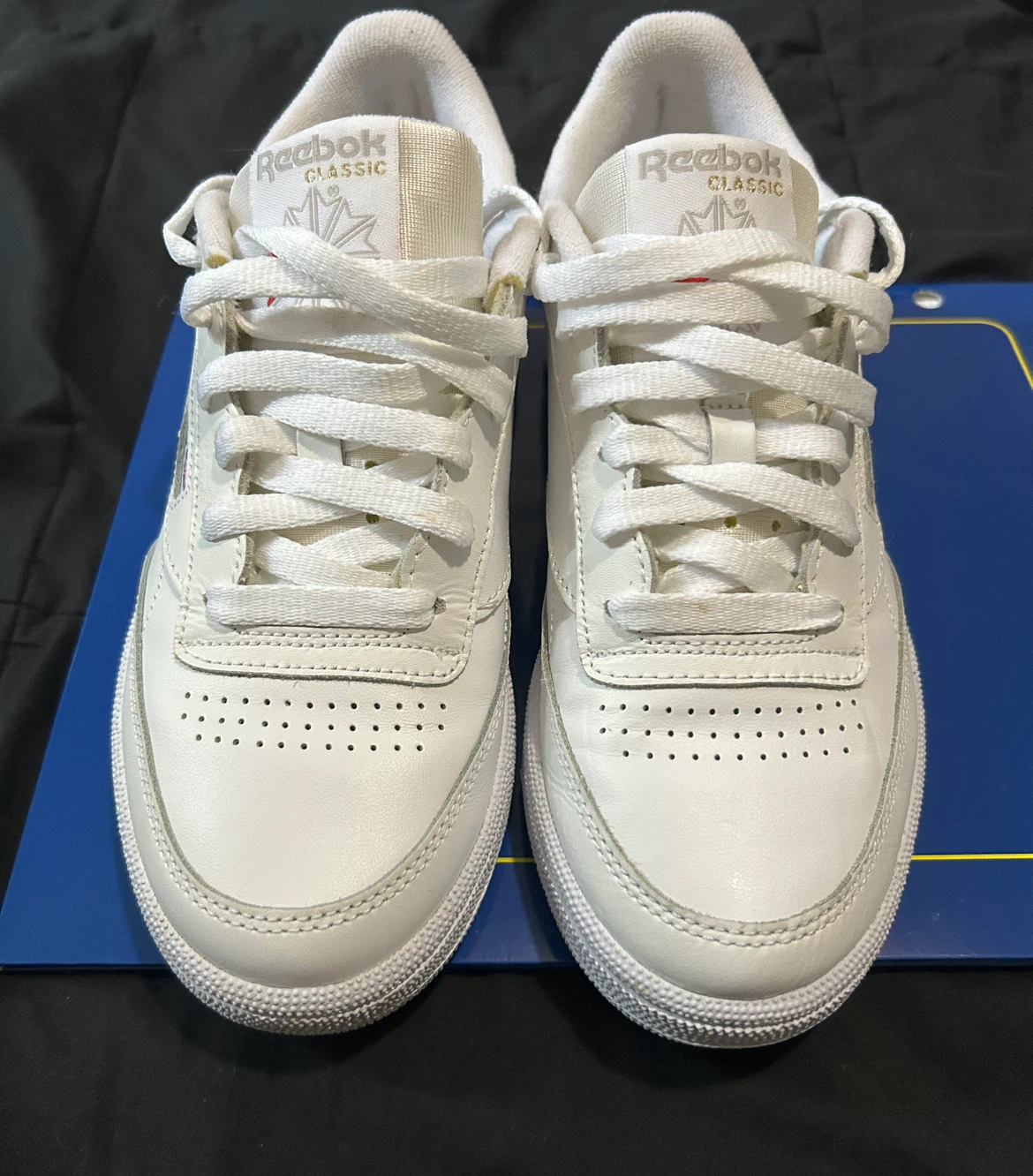 Women’s White Reebok Sneakers (7)