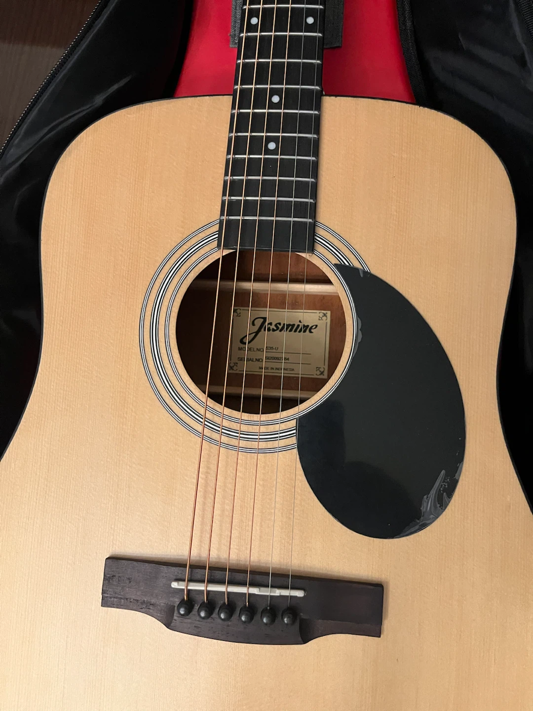 Jasmine S35-U Acoustic Guitar with Case - photo 4