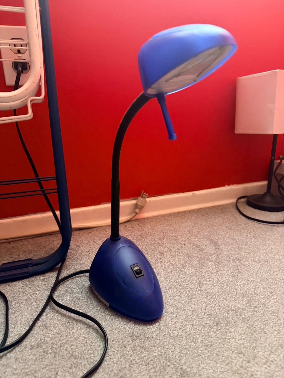 Blue Adjustable Desk Lamp