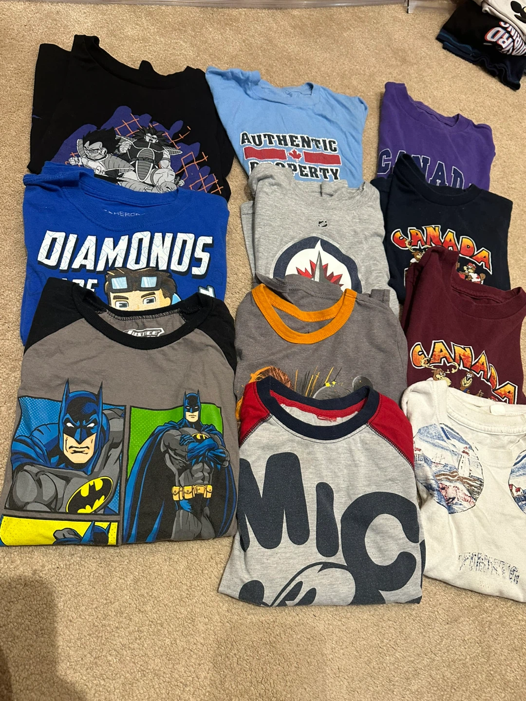 Lot of 10 Assorted Boys Graphic T-Shirts - photo 3