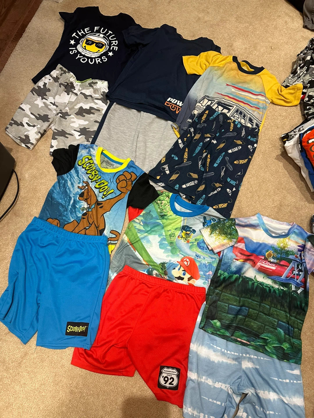 Assorted Boys Character T-Shirt and Shorts Sets - photo 2