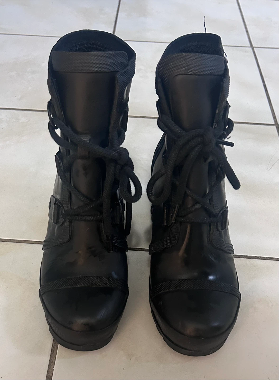 Sorel Wedge Rain Boot Black High - photo 2