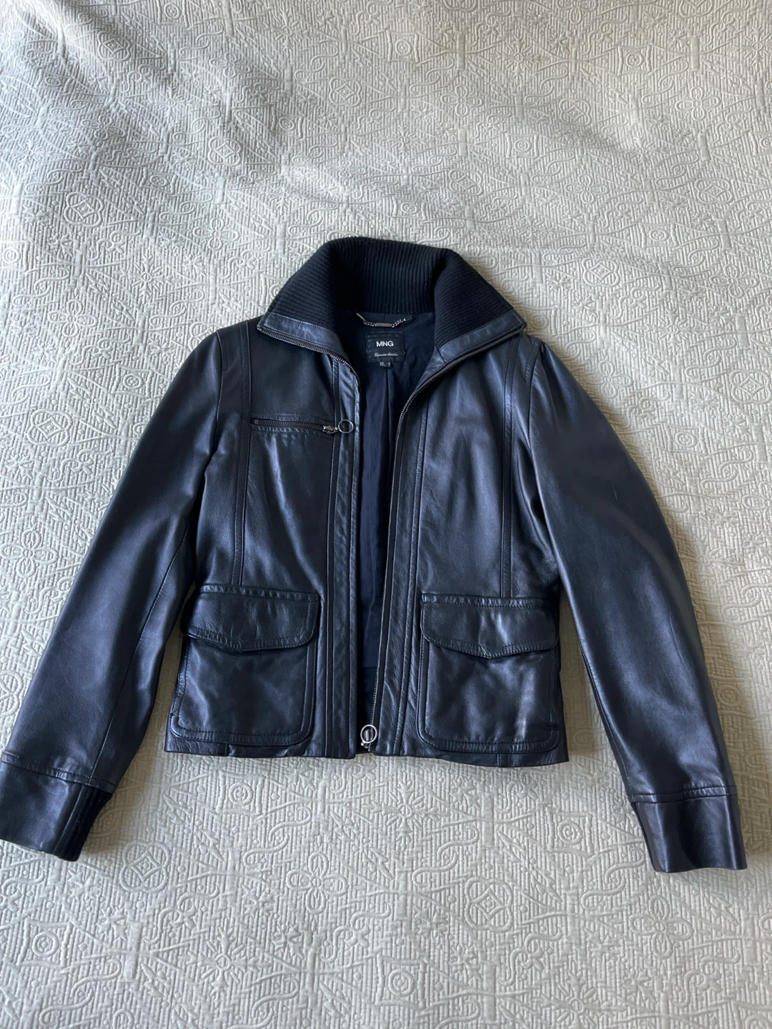 MNG Genuine Leather Jacket