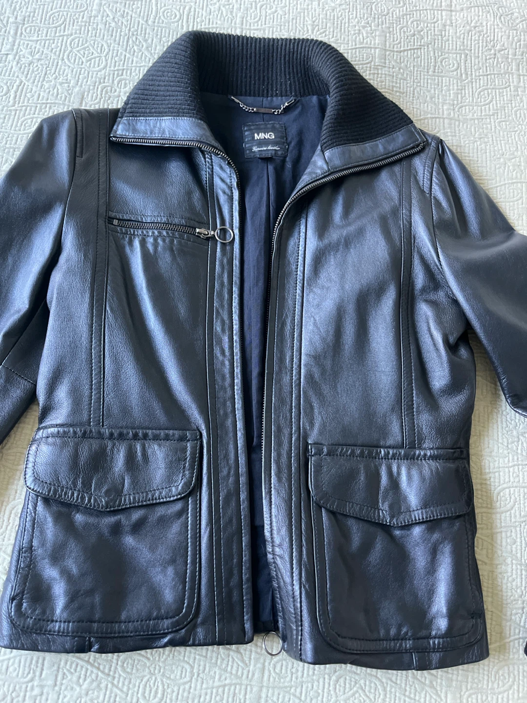 MNG Genuine Leather Jacket - photo 3