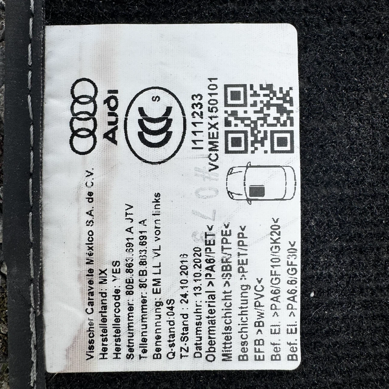 Audi Floor Mat Set - photo 2