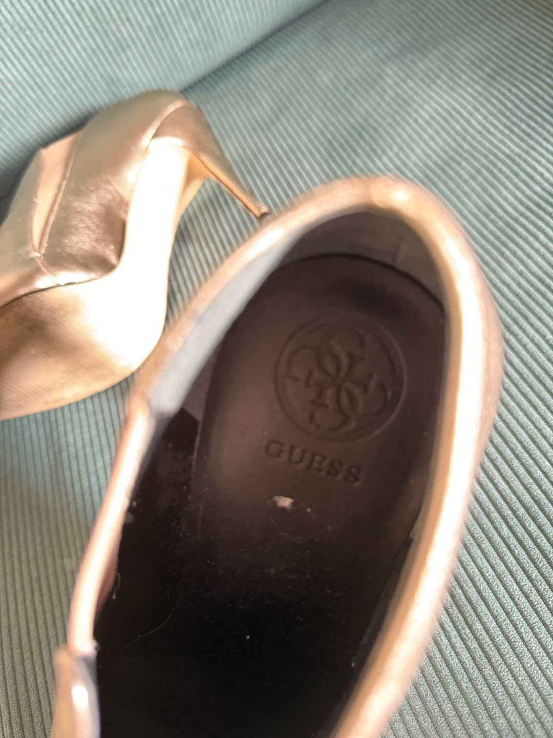 Guess Gold Stiletto Ankle Booties - photo 5
