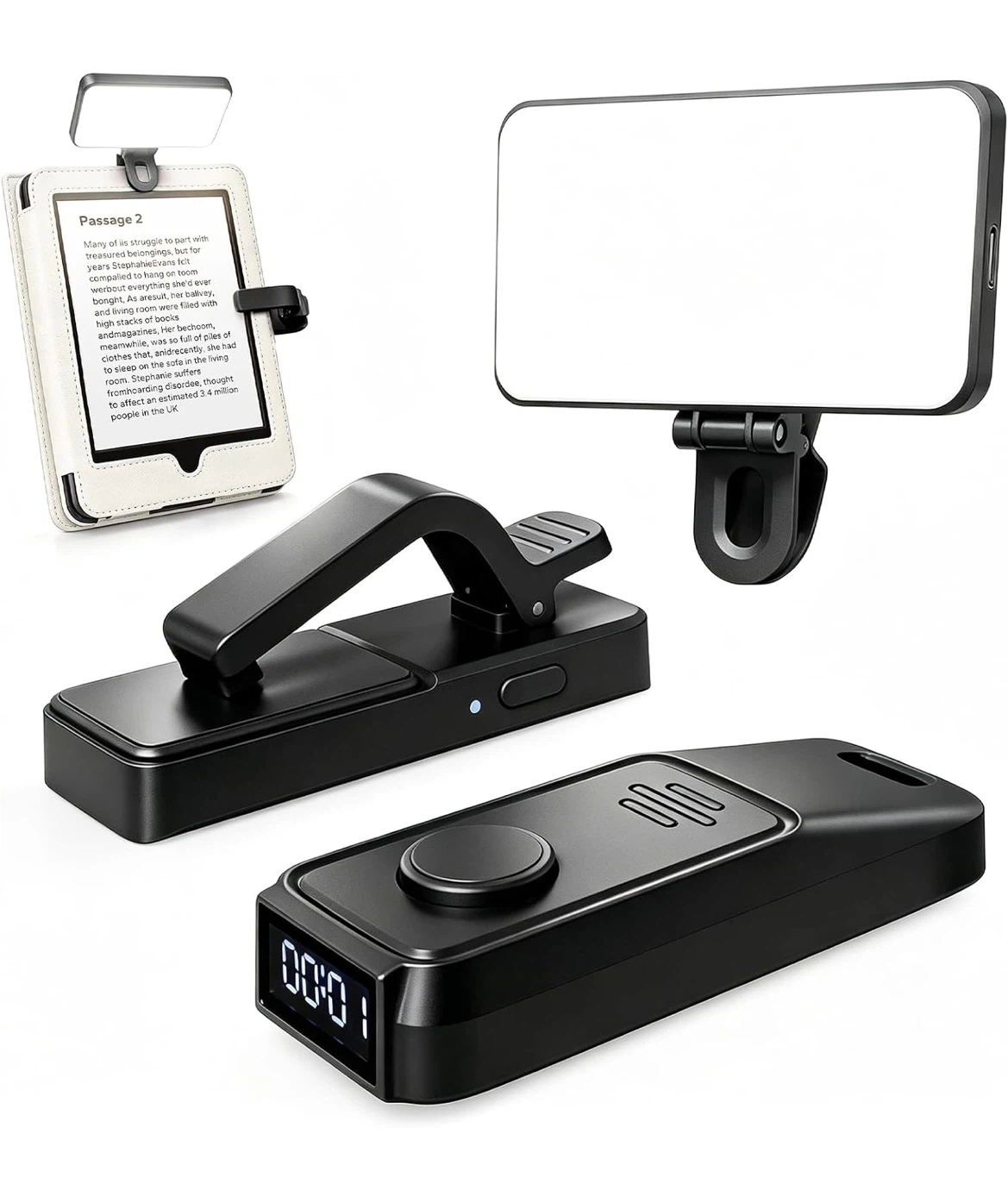 Remote Page Turner and Book Light Set - photo 3
