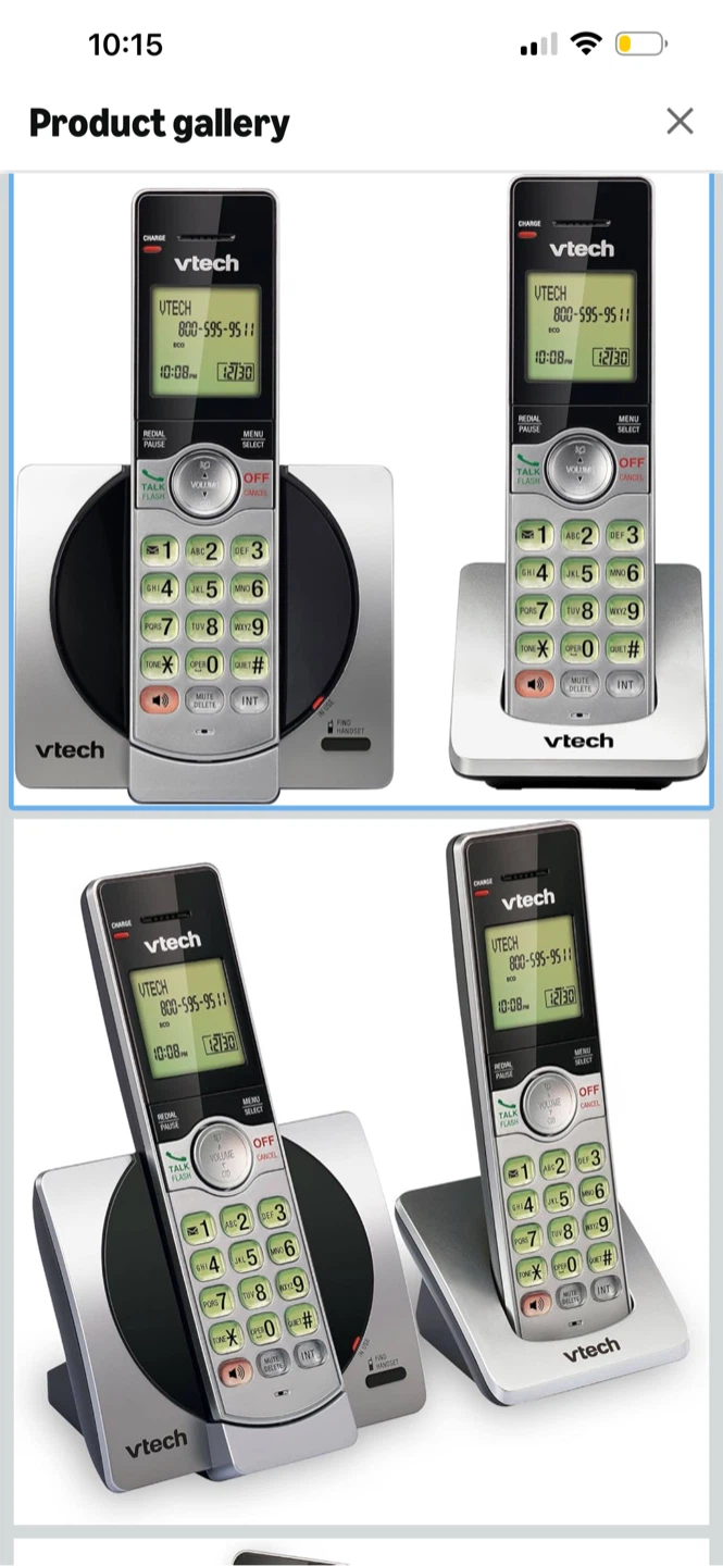 BNIB VTech CS6919-2 Cordless Phone System with 2 Handsets - photo 2