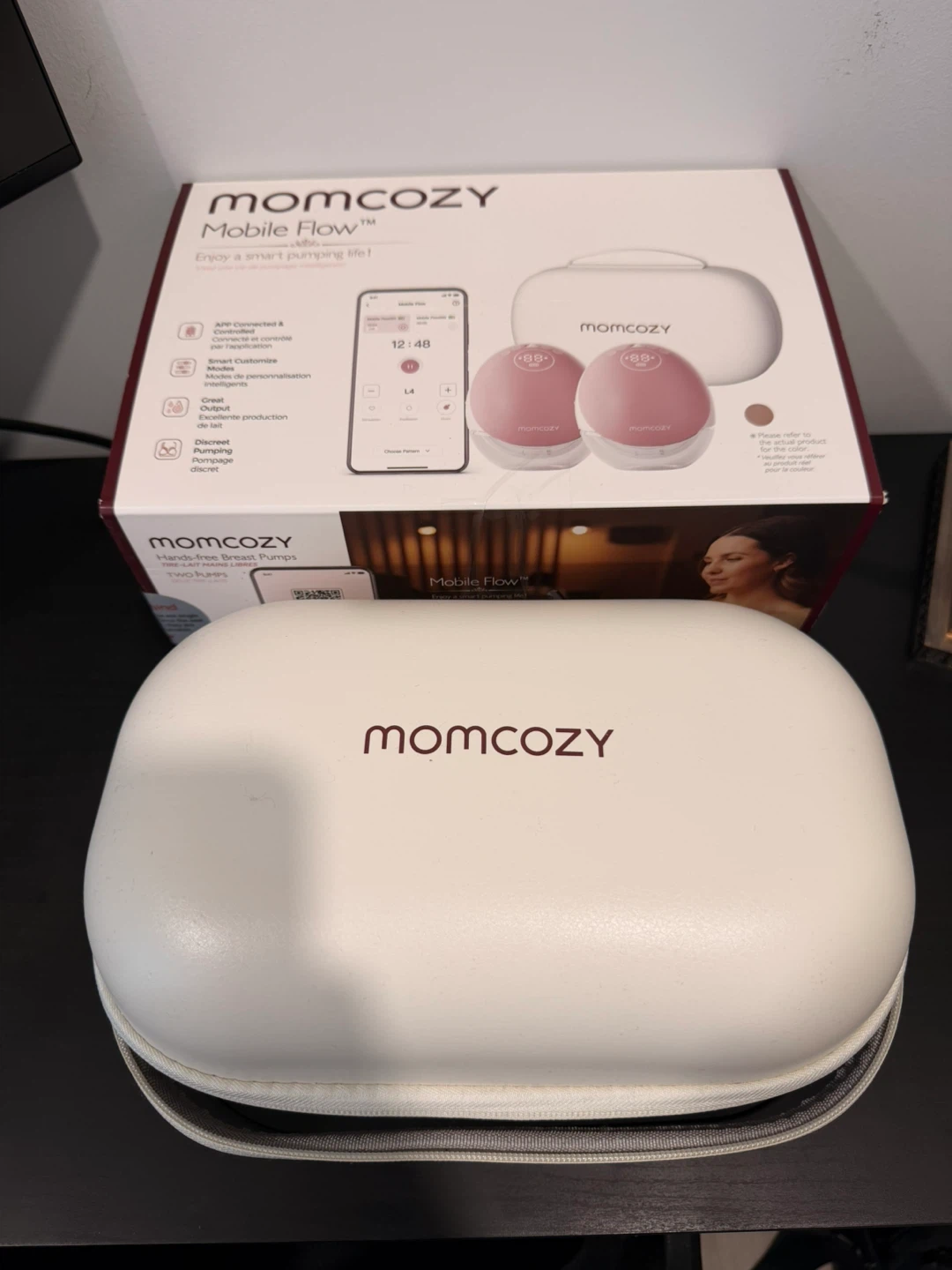 Momcozy Mobile Flow Hands-Free Breast Pump Set - photo 2