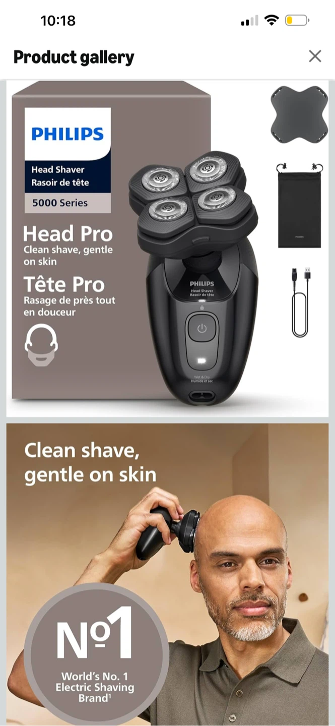 NEW! Philips Head Shaver Pro 5000 Series - photo 2