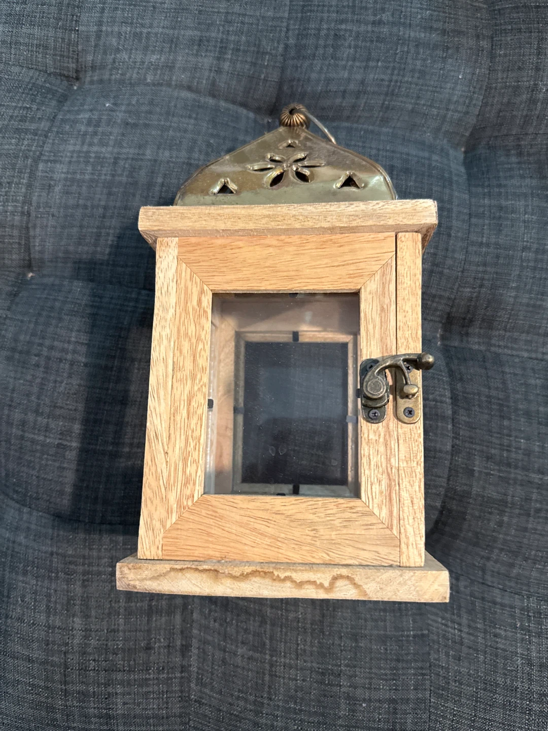 Decorative Wooden and Metal Lantern