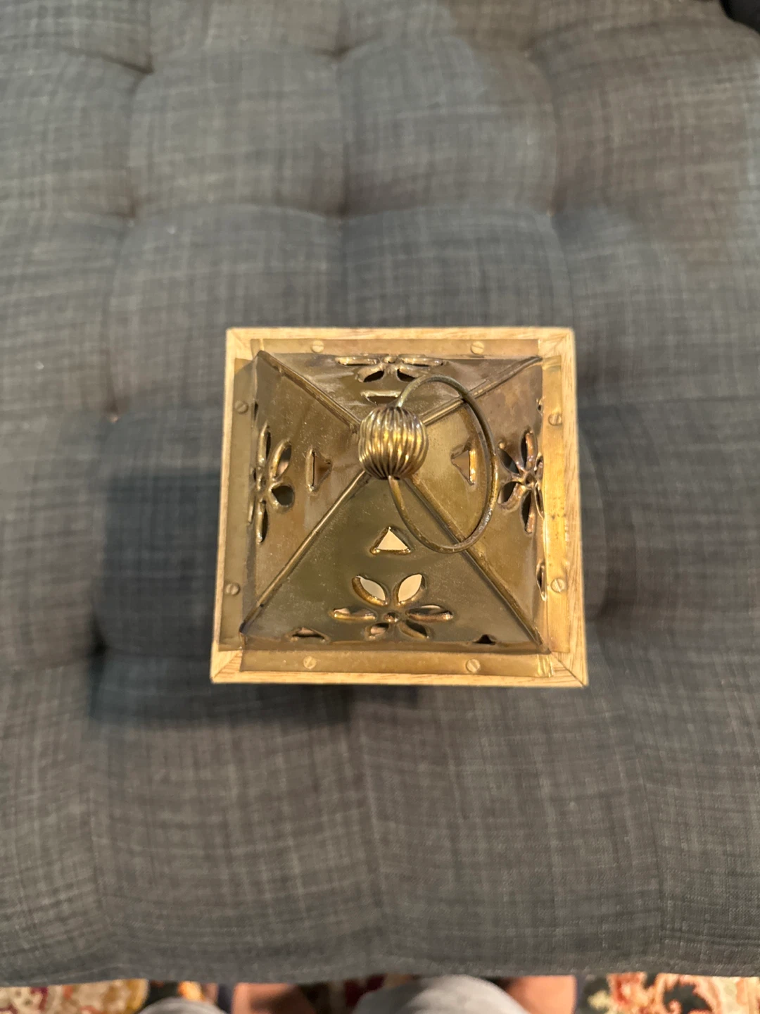 Decorative Wooden and Metal Lantern - photo 2