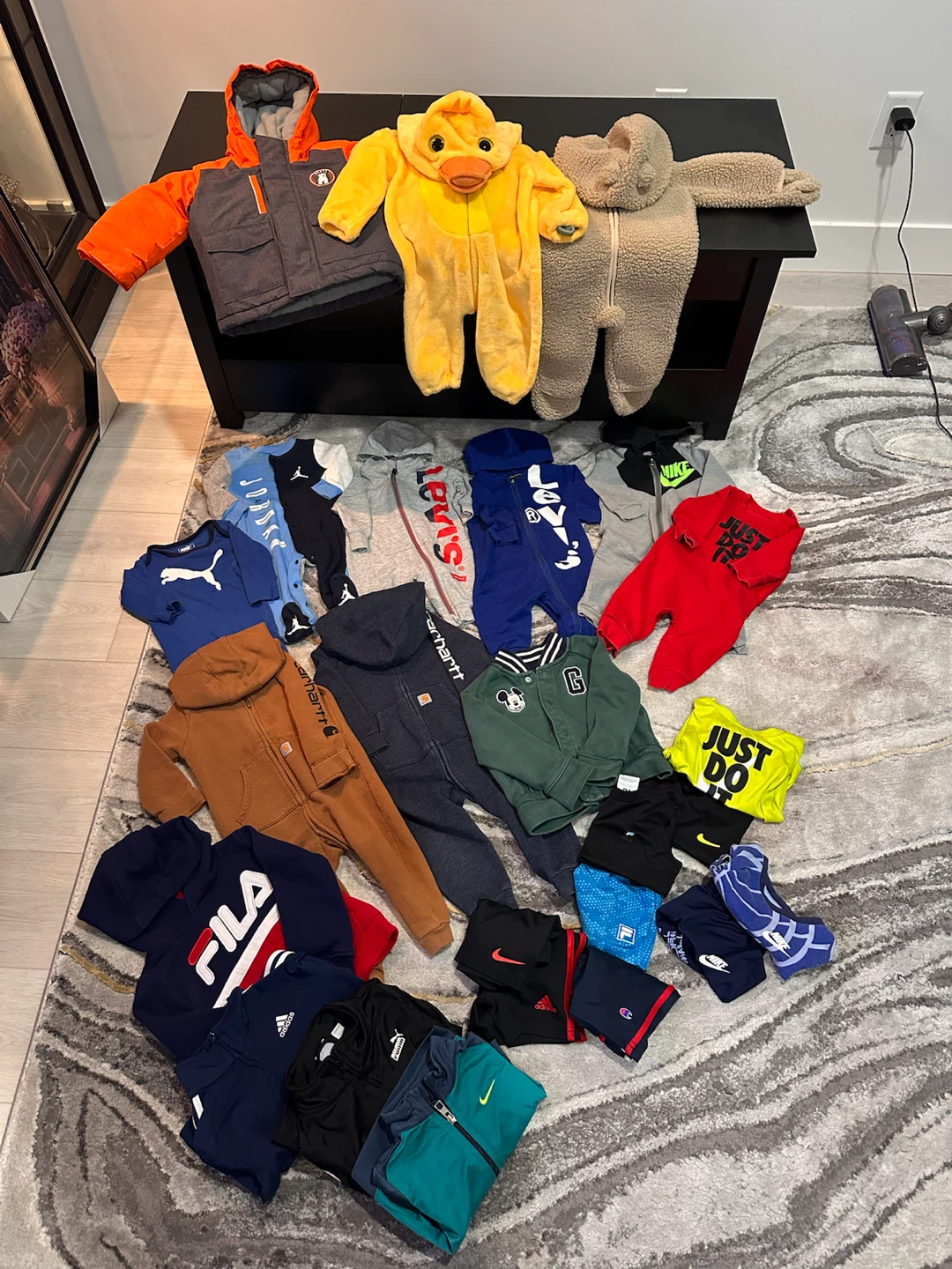 Name Brand Baby Clothes Bundle • Nike Jordan Carhartt