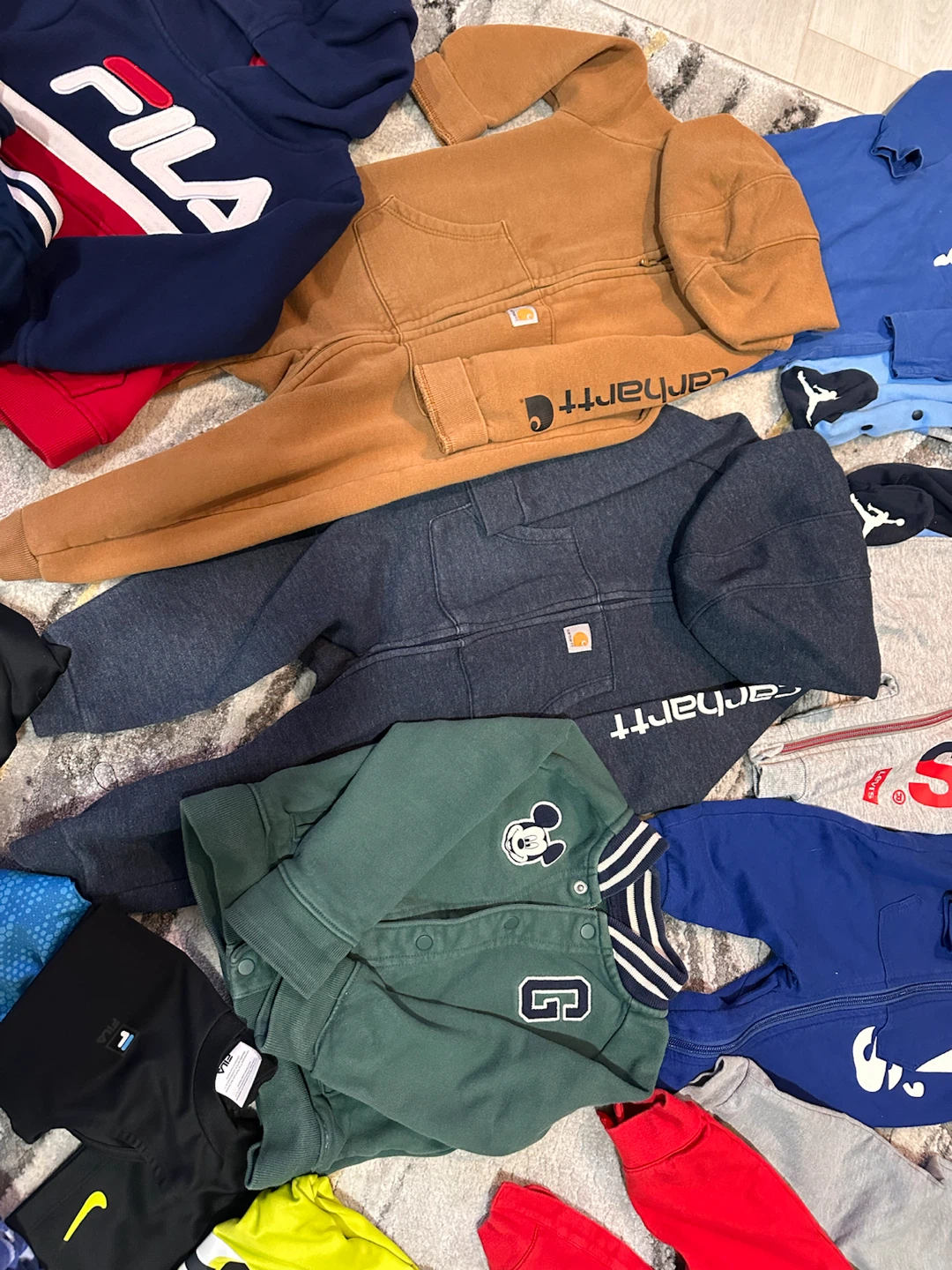 Name Brand Baby Clothes Bundle • Nike Jordan Carhartt - photo 2