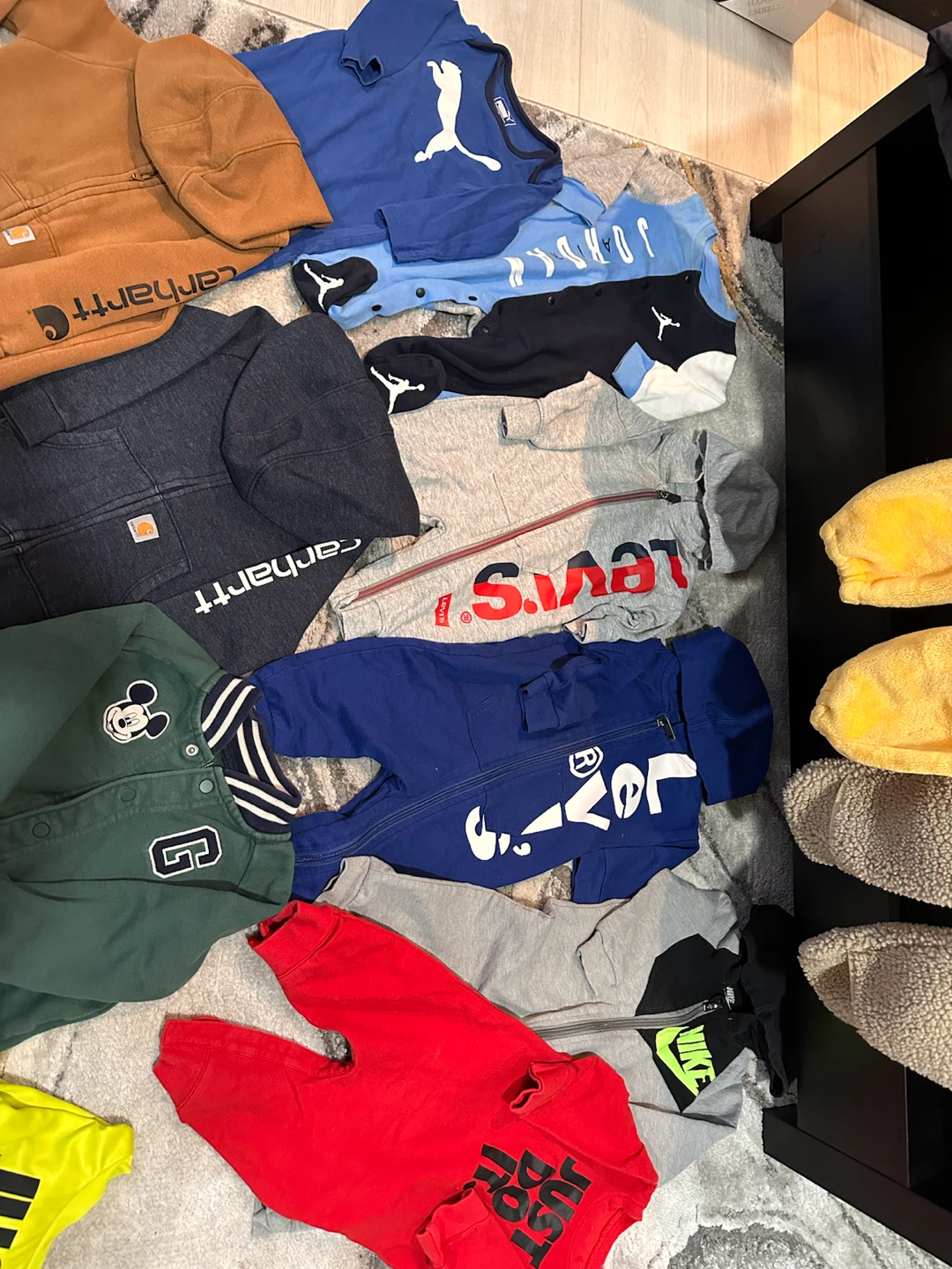 Name Brand Baby Clothes Bundle • Nike Jordan Carhartt - photo 4