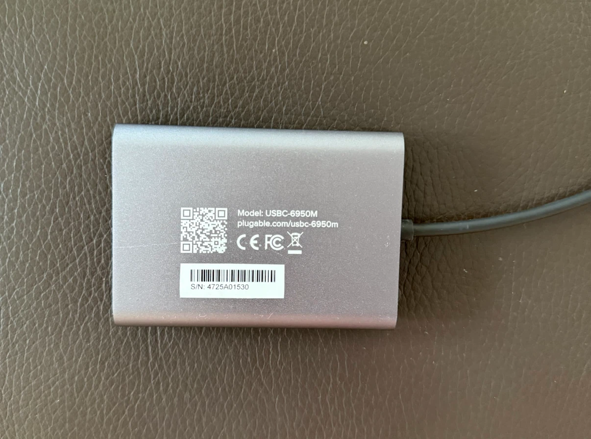 Plugable USB-C to Dual HDMI Adapter USBC-6950M - photo 4