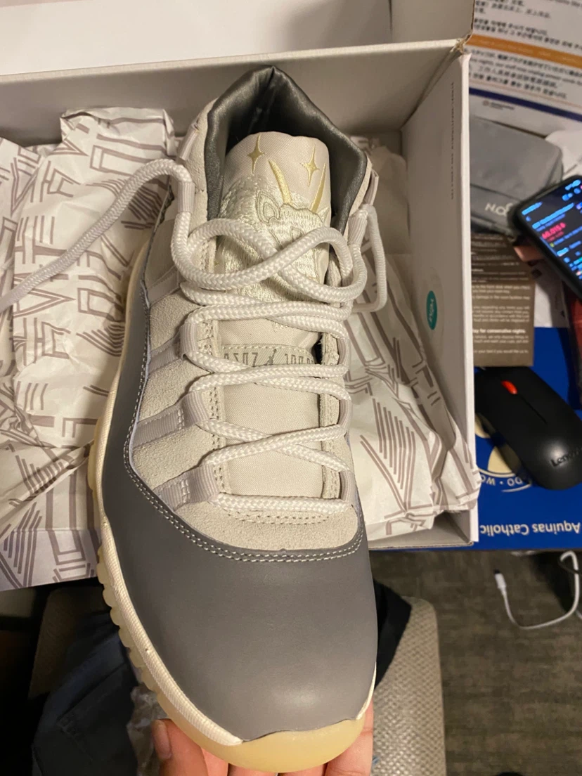 Air Jordan 11 Retro Premium Grey Japan exlusive - photo 5