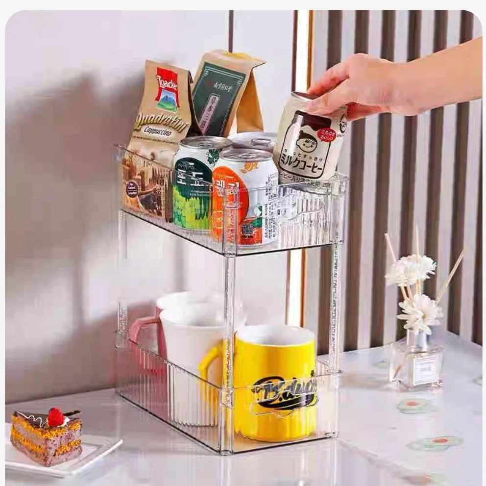 2-Tier Clear Acrylic Storage Rack - photo 2