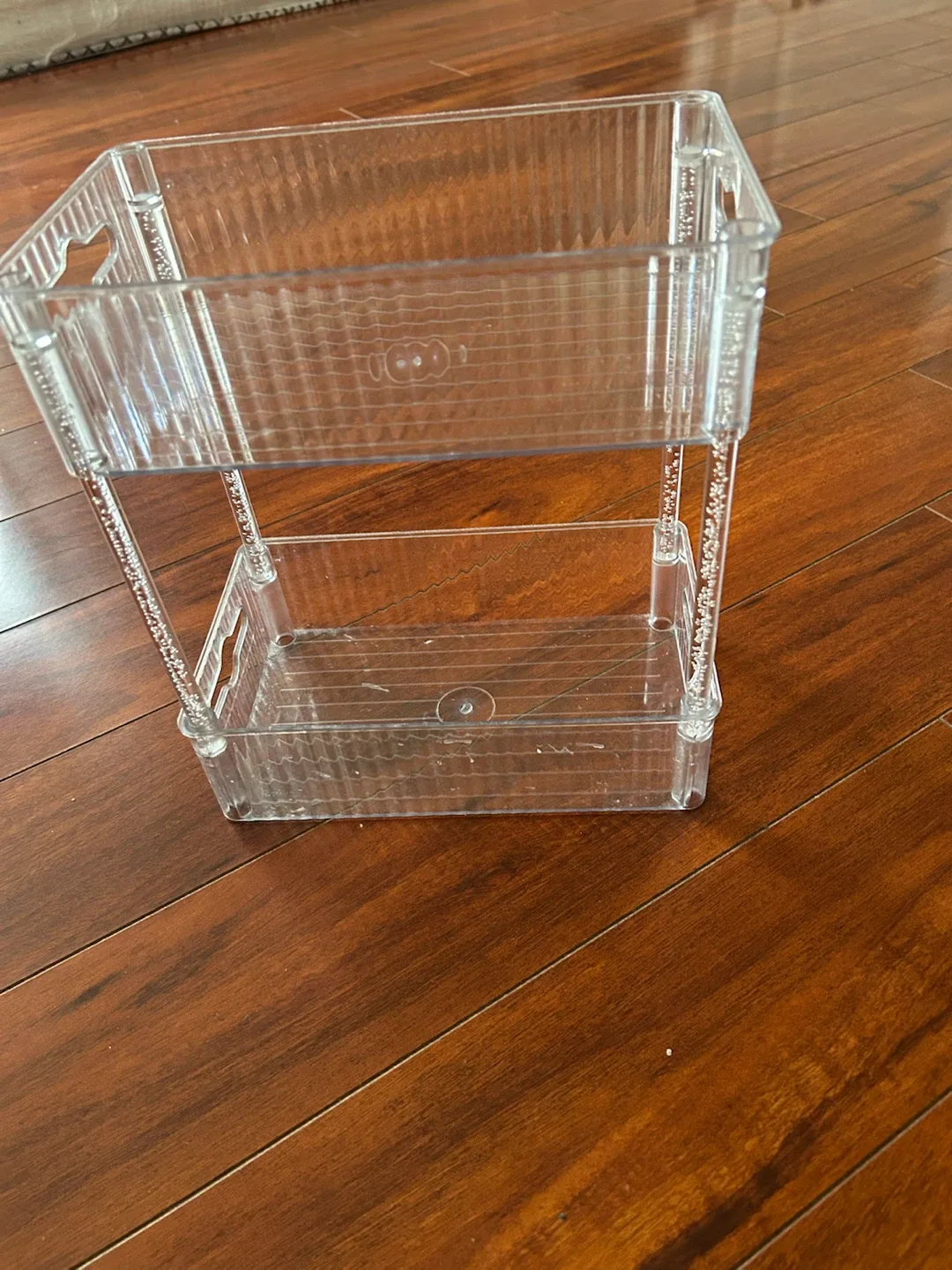 2-Tier Clear Acrylic Storage Rack - photo 3