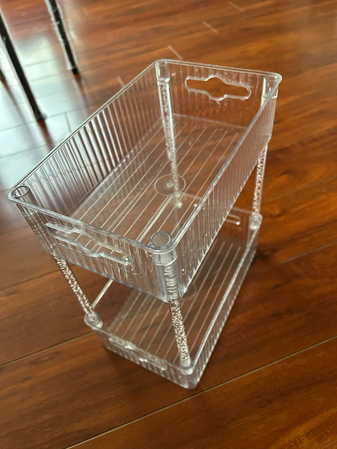 2-Tier Clear Acrylic Storage Rack - photo 5
