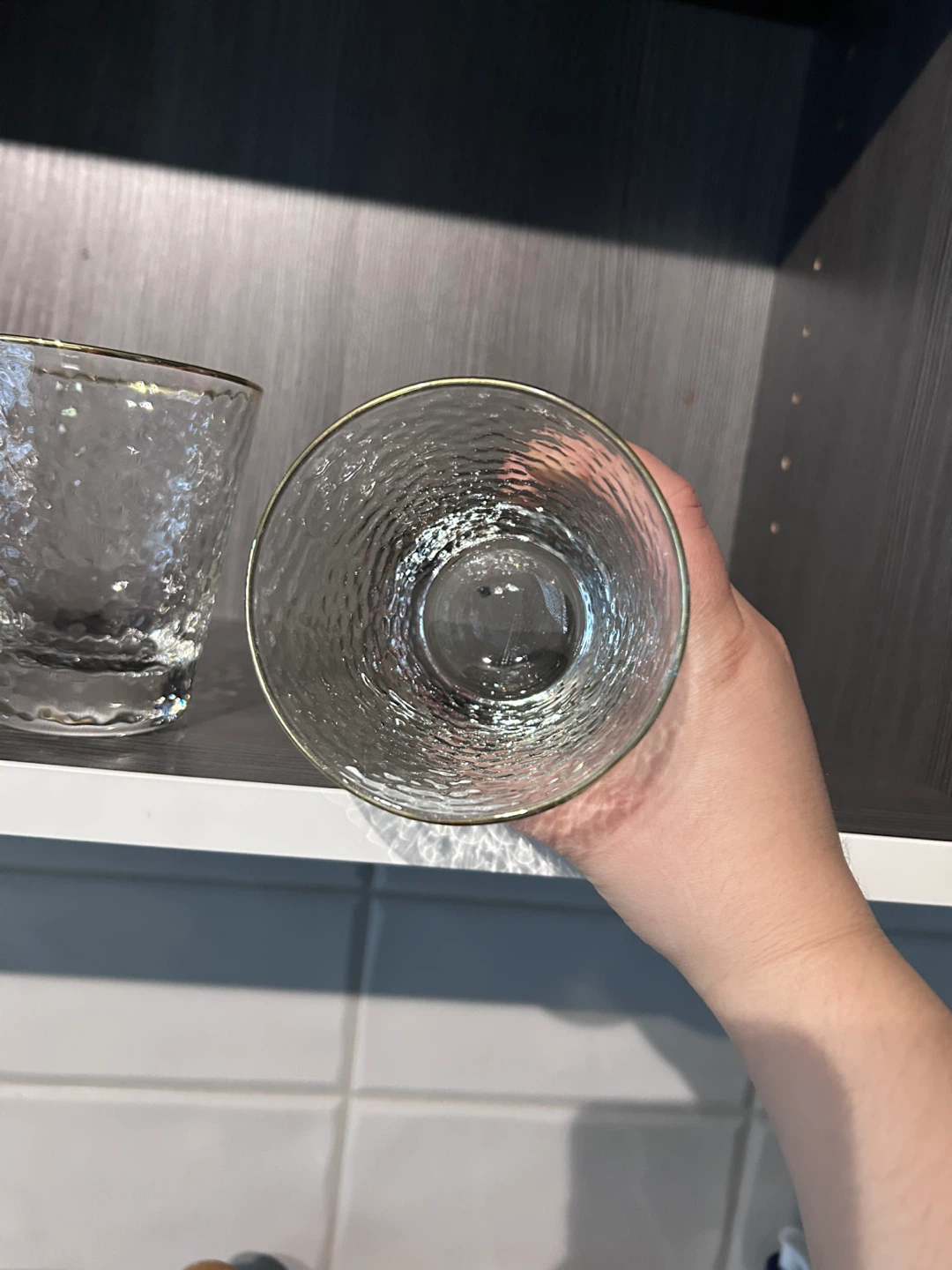 Glasses With Gold Rim Set of 2 - photo 2