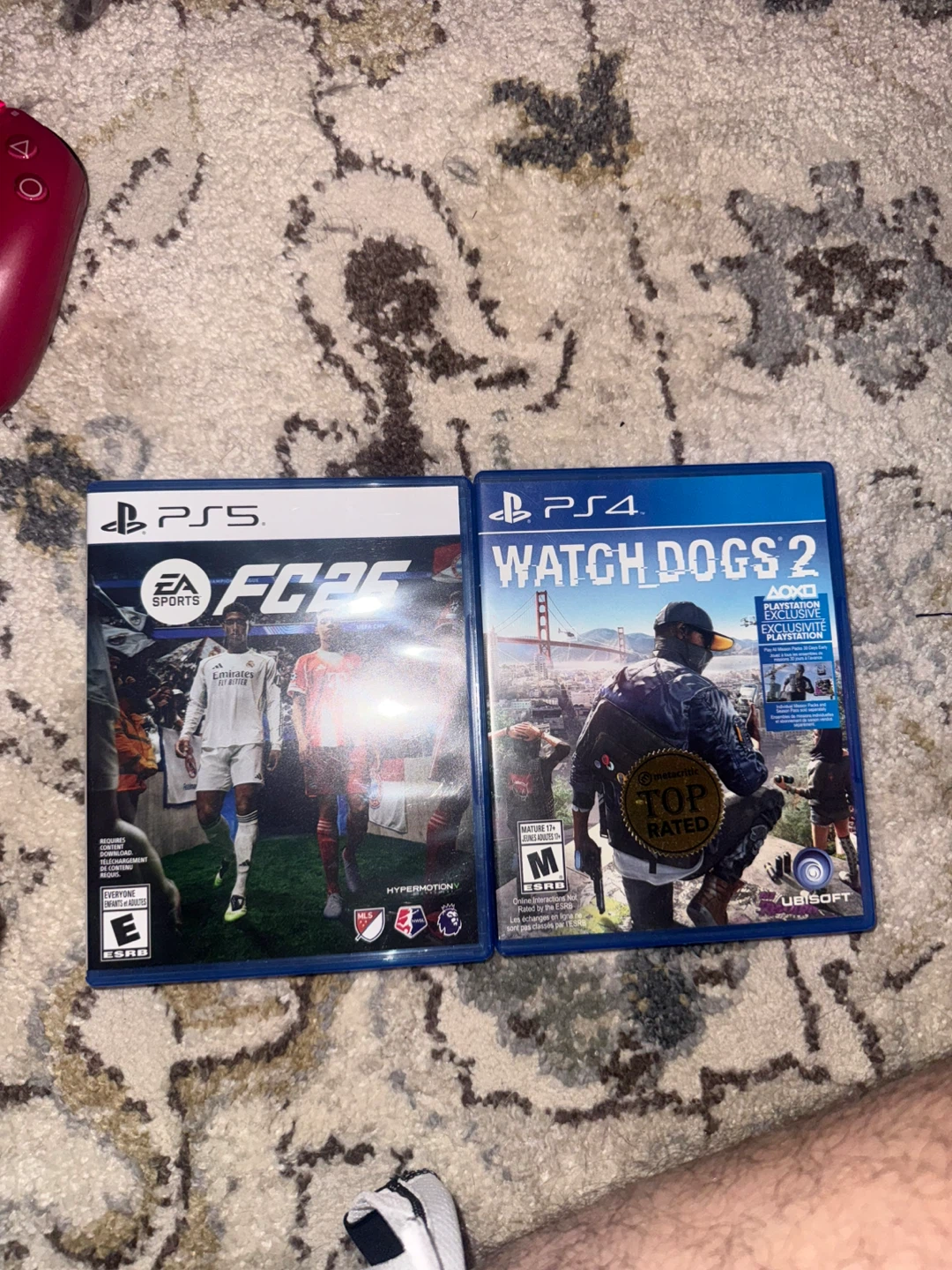 EA Sports FC 25 PS5 and Watch Dogs 2 PS4 Games