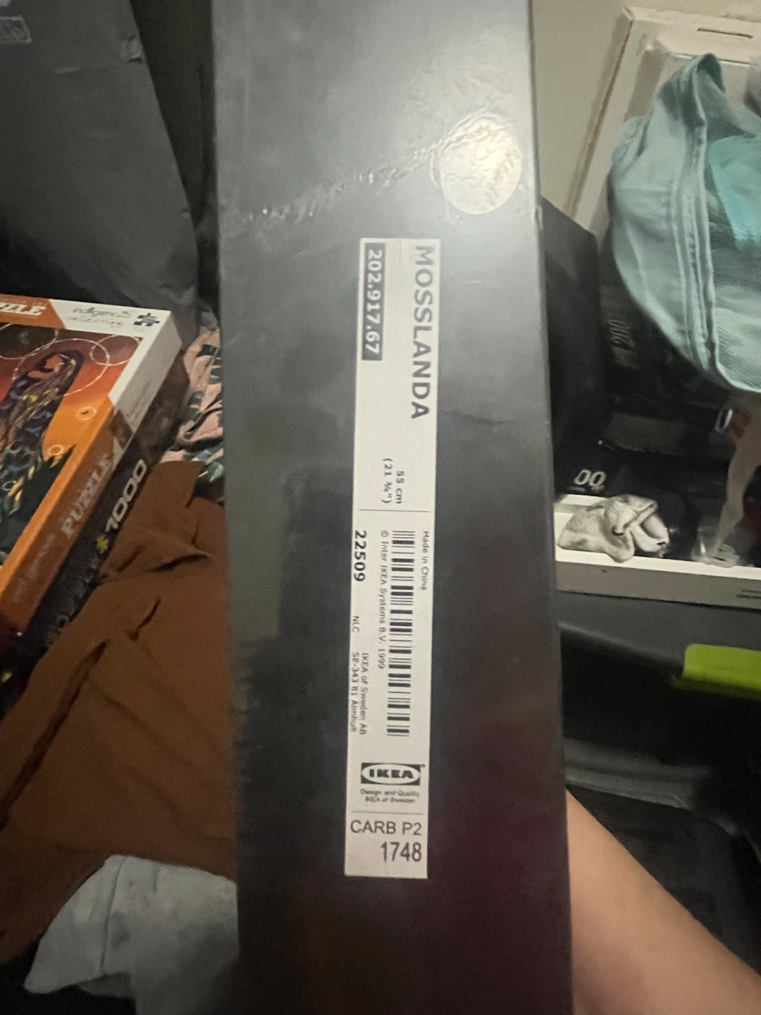 IKEA Mosslanda Picture Ledge 55cm Black
