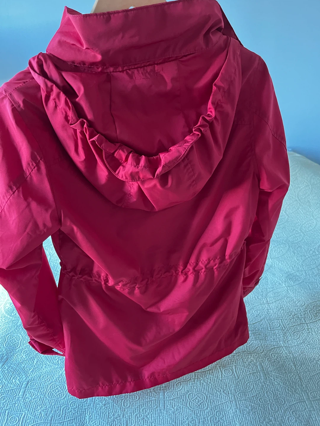A New Day Women's Water-Resistant Rain Jacket - Red - photo 4