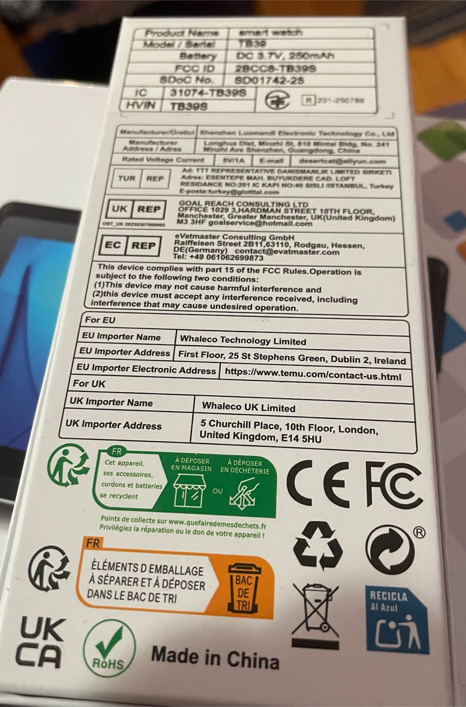 Desertcat TB39 Smartwatch - photo 5