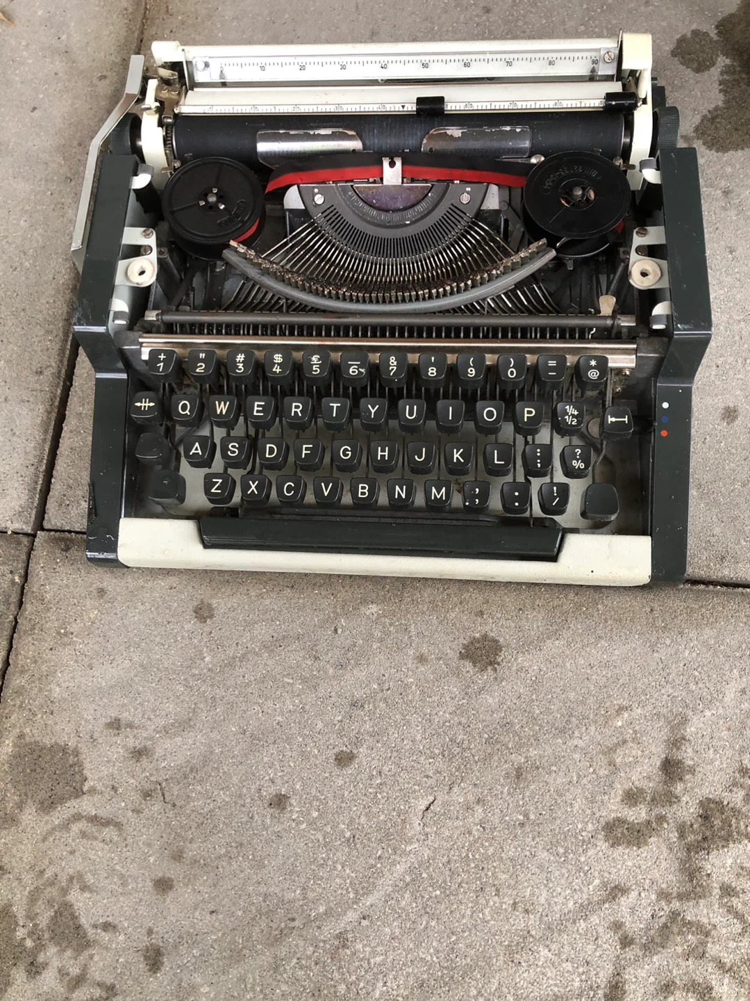 Olympia Vintage Manual Typewriter with Case