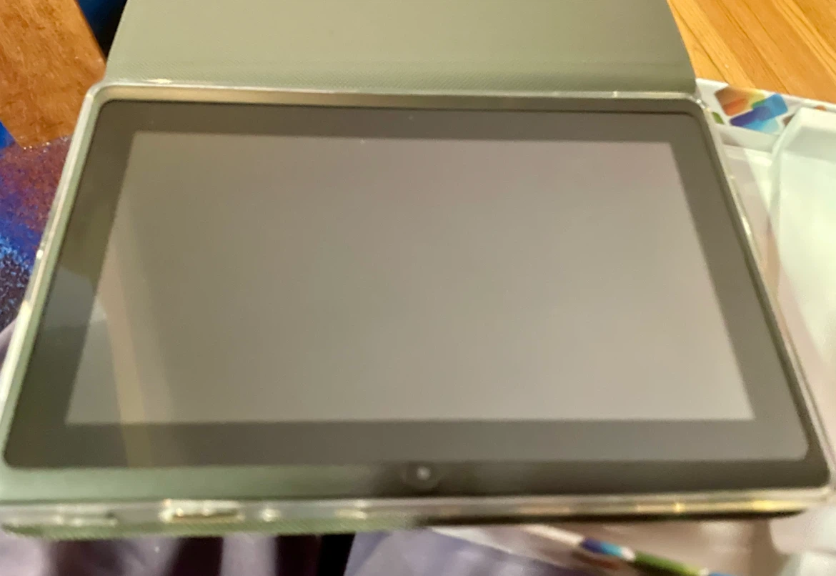 Tablet with Pink Folio Case - photo 3