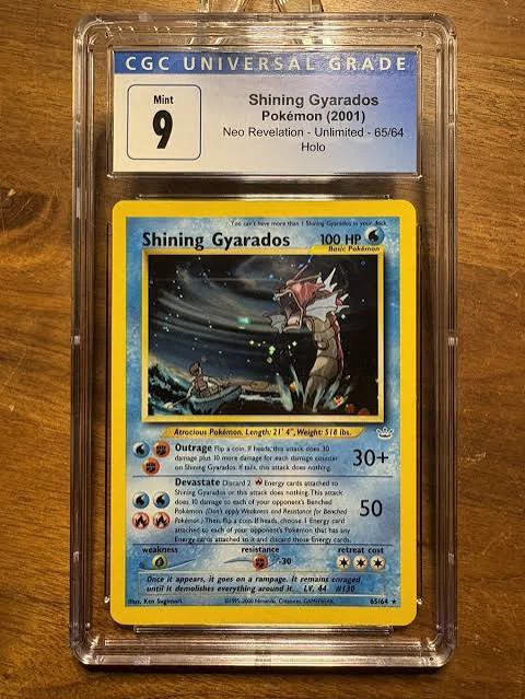 CGC 9 Shining Gyarados Neo Revelation Holo