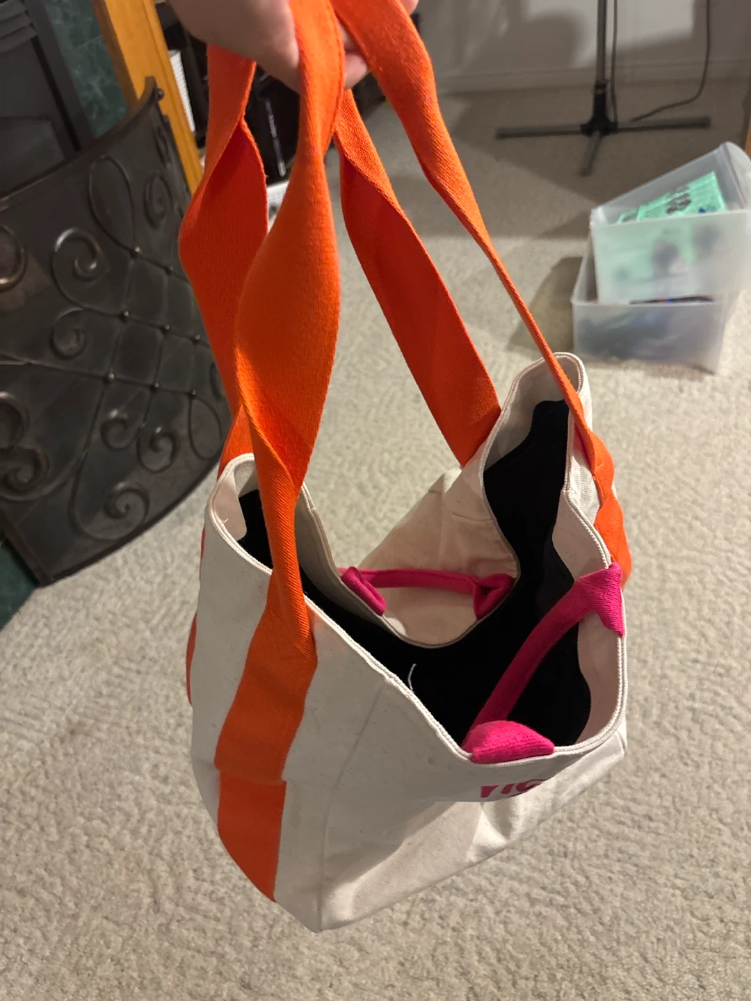 Victoria's Secret Canvas Tote Bag - photo 3