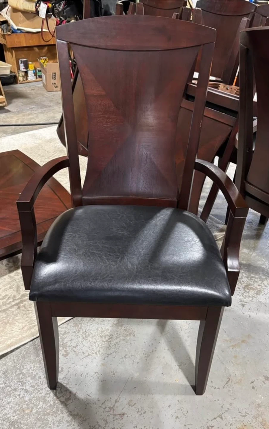 Casana Wooden Dining Chairs x 8 with Table