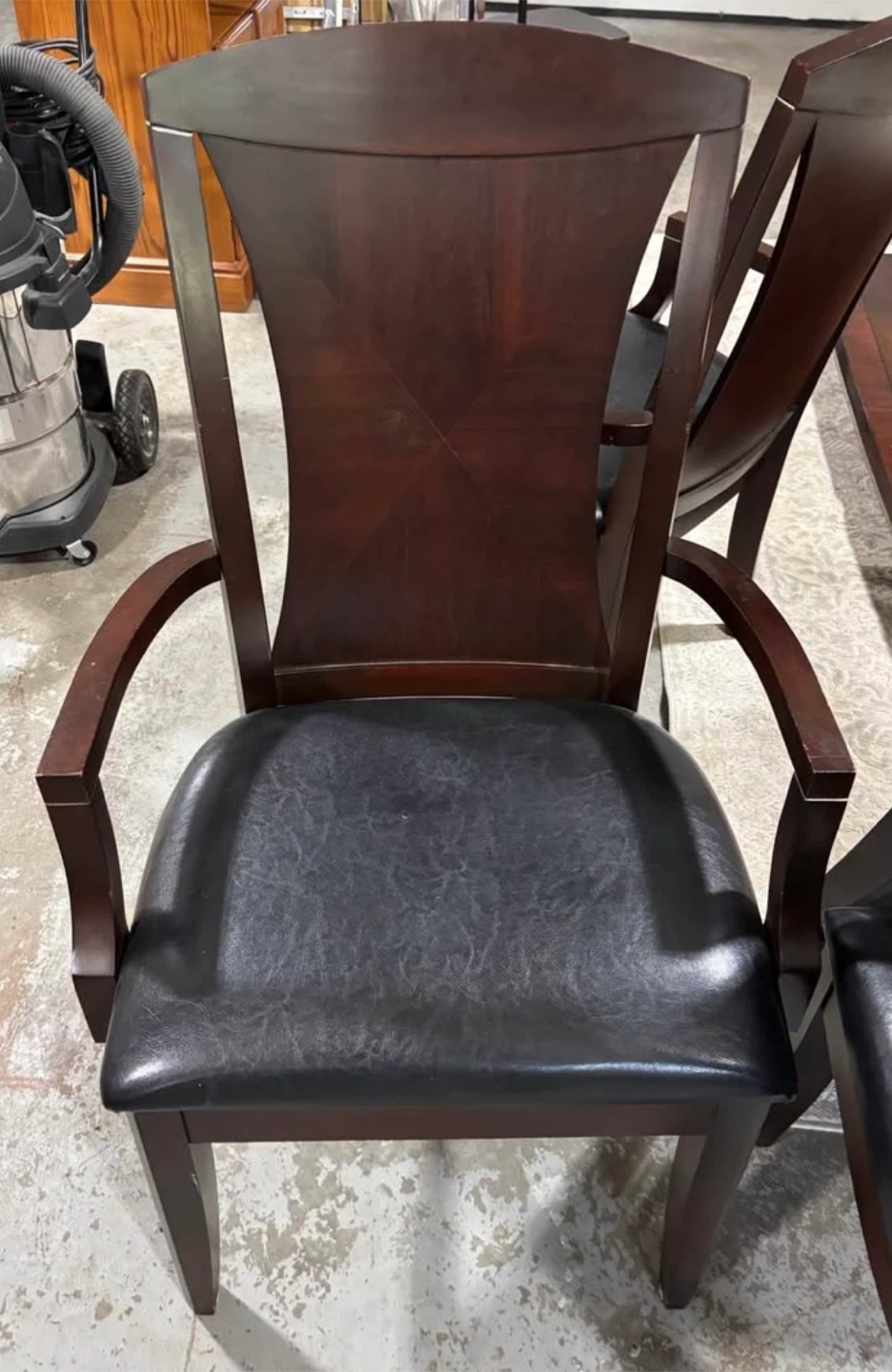 Casana Wooden Dining Chairs x 8 with Table - photo 3