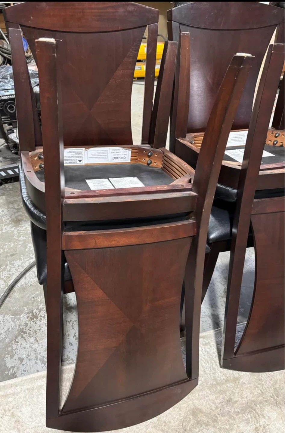 Casana Wooden Dining Chairs x 8 with Table - photo 5