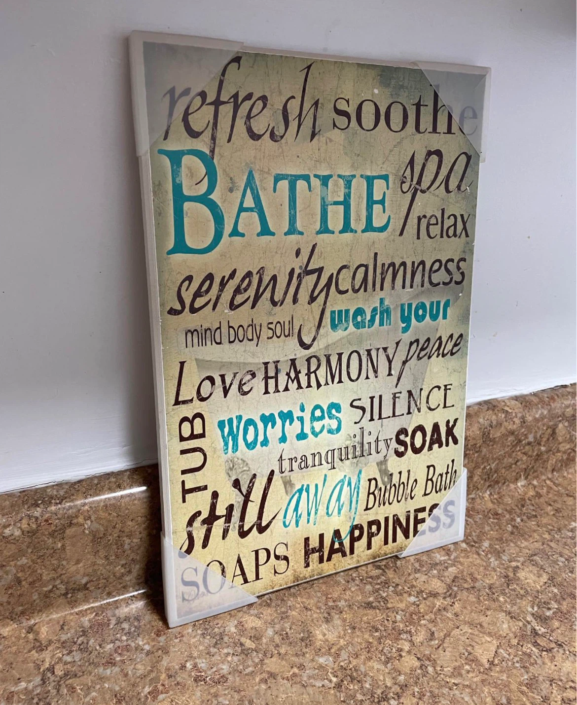 Accent Bathroom Decor Wall Art $10 - photo 2