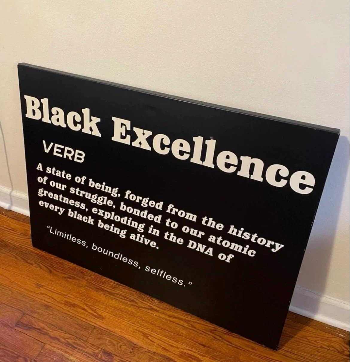 Black Excellence Wall Art $50 - photo 3