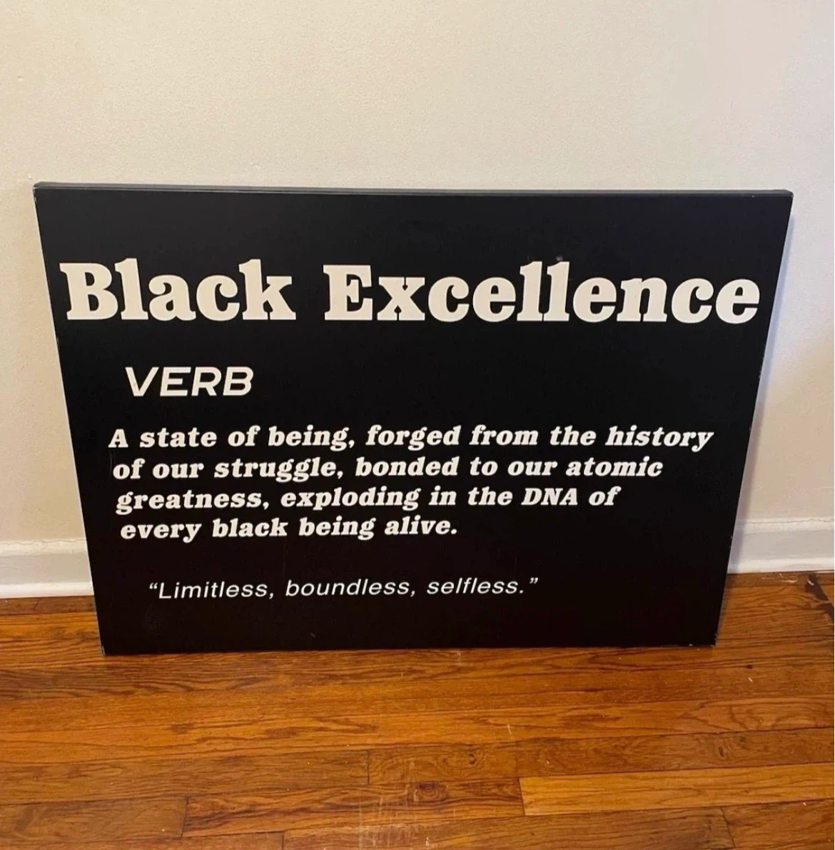 Black Excellence Wall Art $50 - photo 4