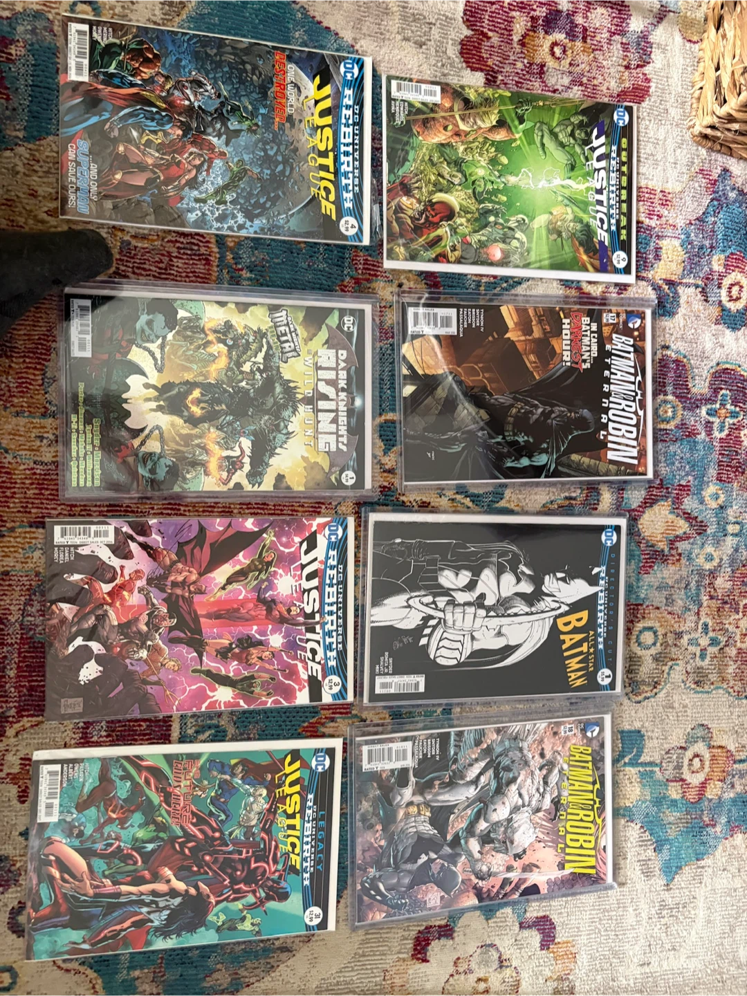 Collection of DC Comics Rebirth and Batman Eternal Issues