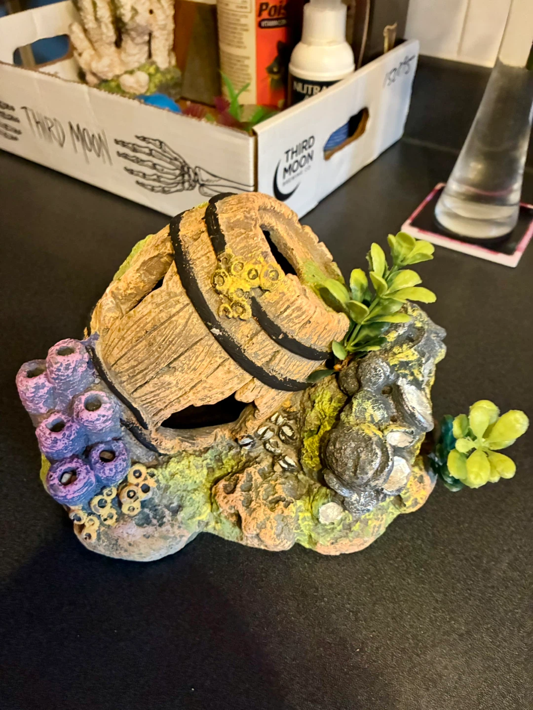 Aquarium Barrel Ornament