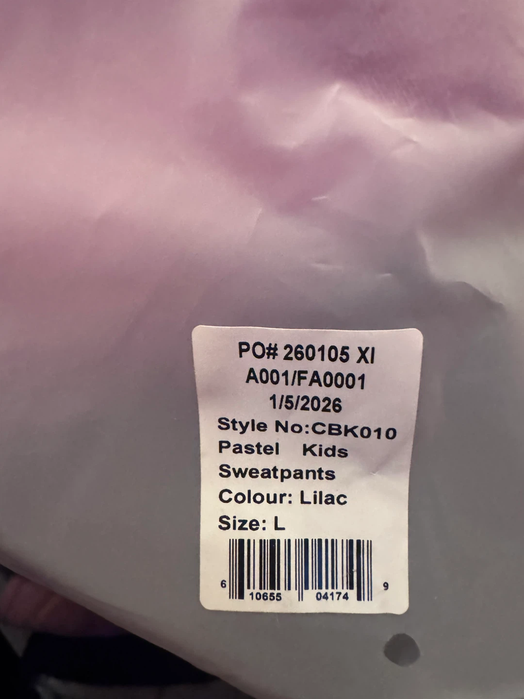 COMFRT kids joggers - pastel lilac - photo 4