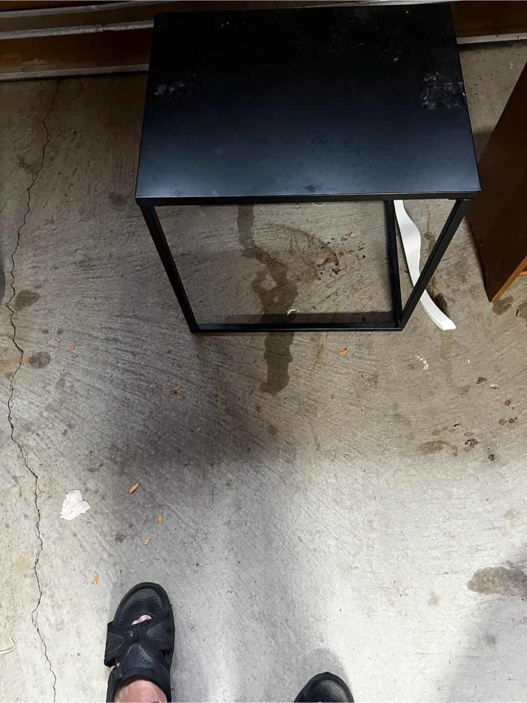 Black Metal Side Table - photo 2