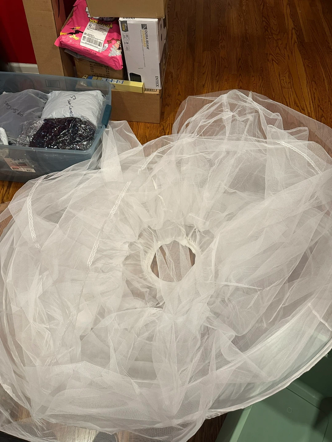 Crinolina / Petticoat White 7- Hoop - photo 2