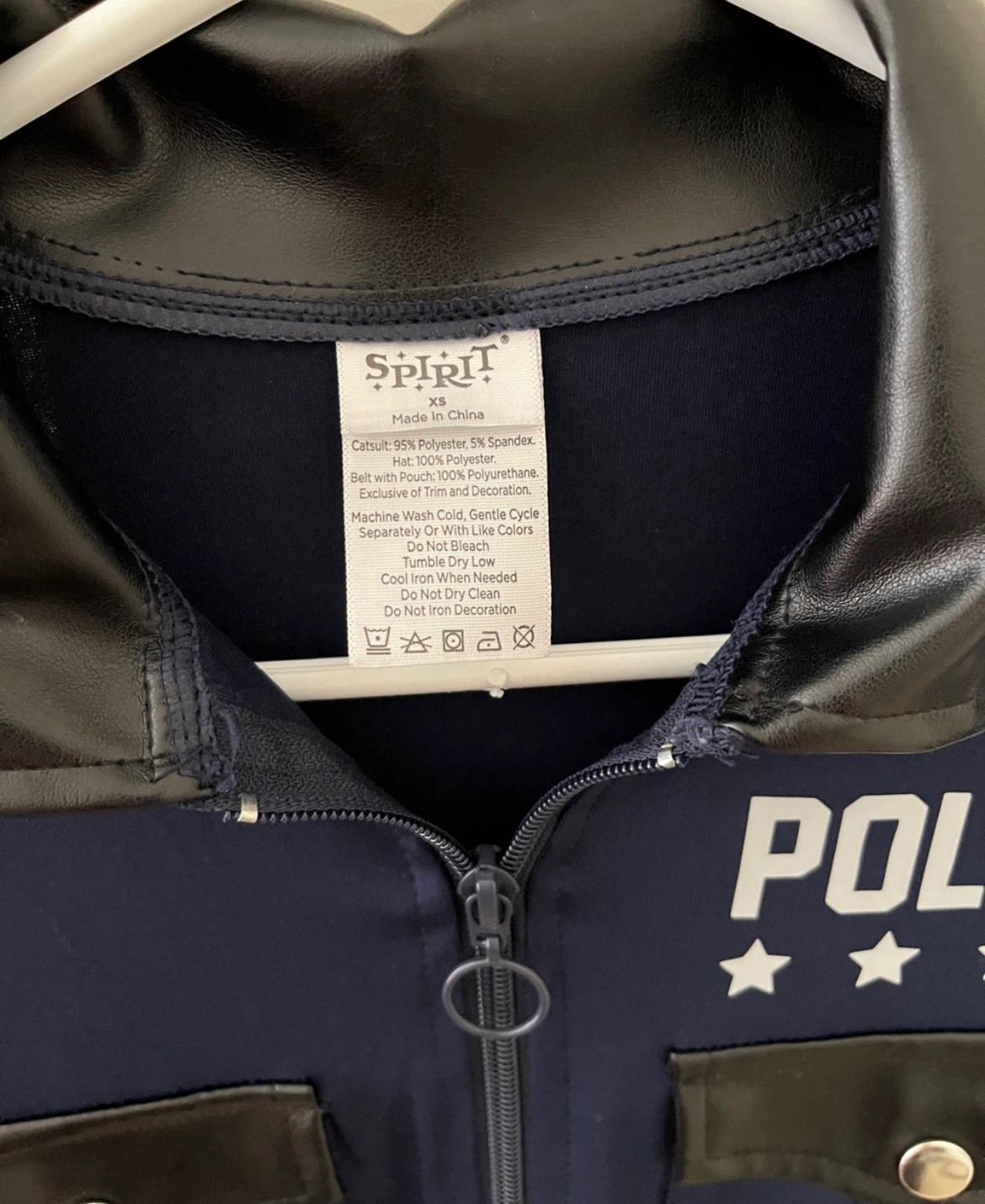 Spirit Halloween Police Officer Costume - Size XS