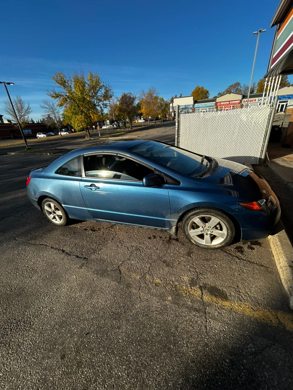 Blue Honda Civic Coupe 2008 - photo 2