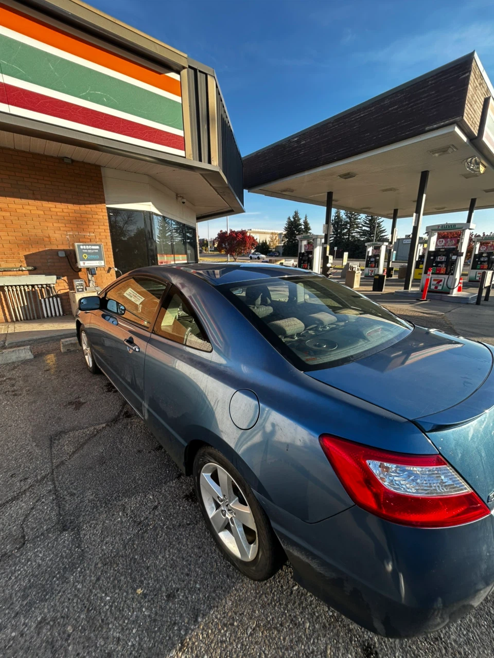 Blue Honda Civic Coupe 2008 - photo 4