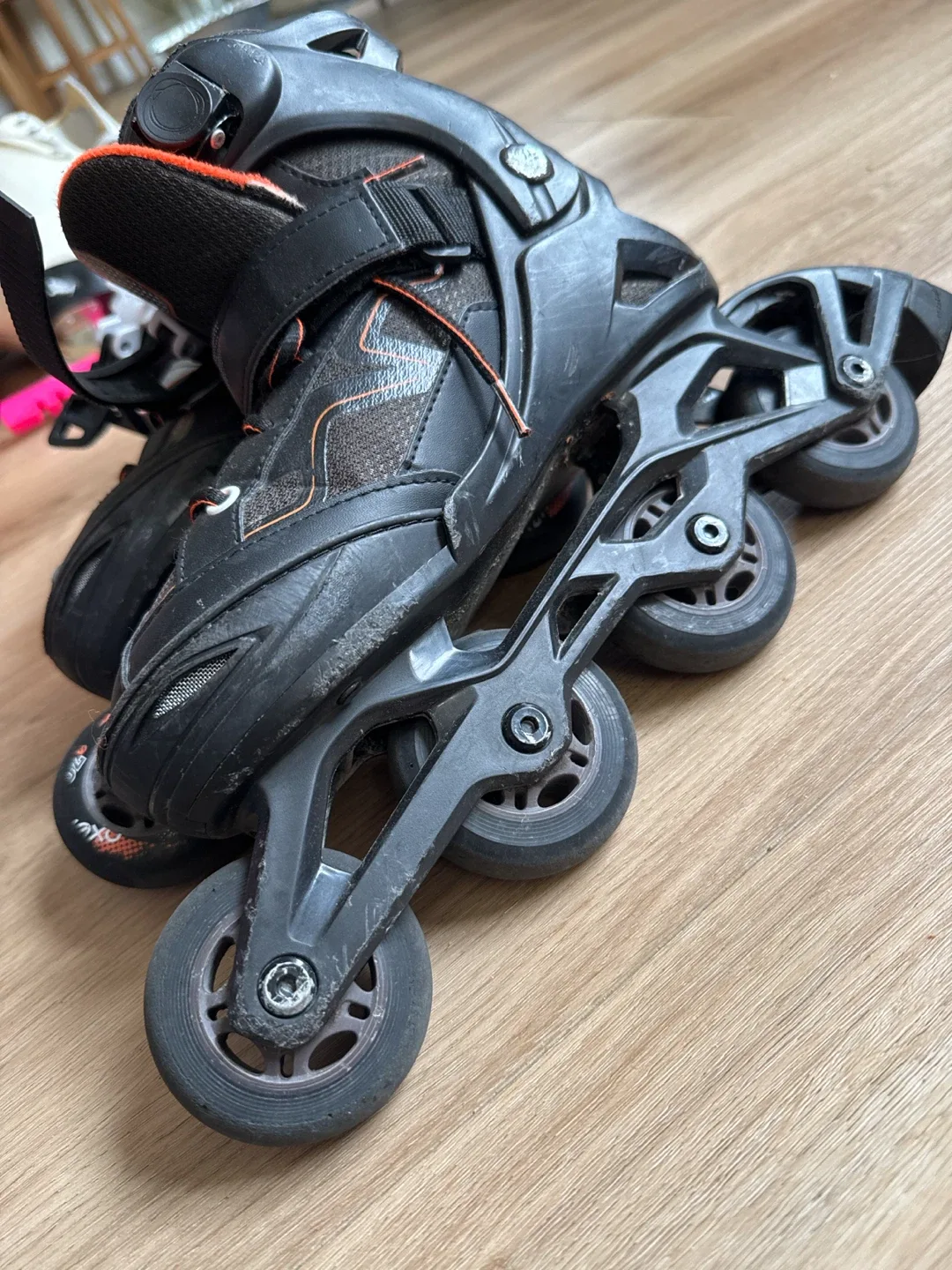 Oxelo Inline Skates Black and Orange - photo 3